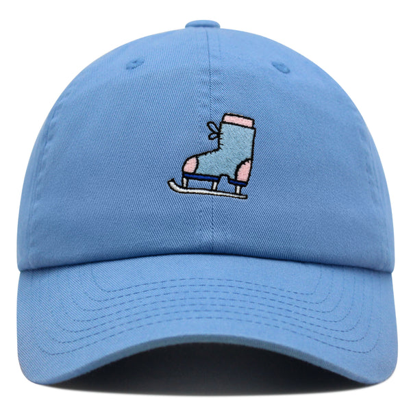 Ice Skating Premium Dad Hat Embroidered Baseball Cap Skate Winter