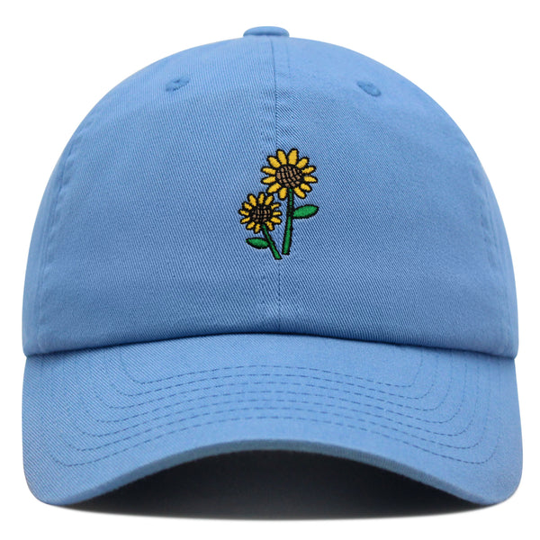 Sunflowers Premium Dad Hat Embroidered Baseball Cap Flower Floral