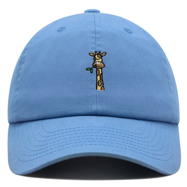 Giraffe Premium Dad Hat Embroidered Baseball Cap Zoo Wild Animal