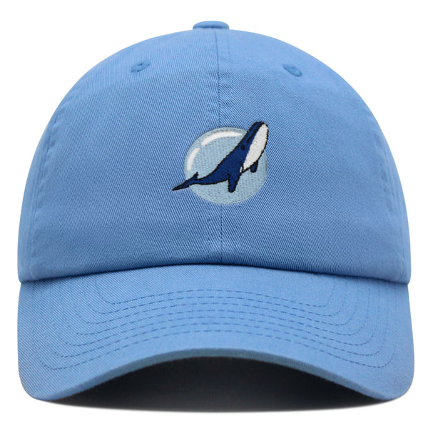 Whale Premium Dad Hat Embroidered Baseball Cap Fishing Nature