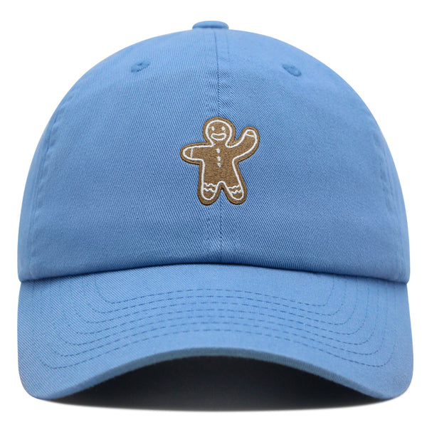 Gingerbread Man Premium Dad Hat Embroidered Baseball Cap Holiday Cookie