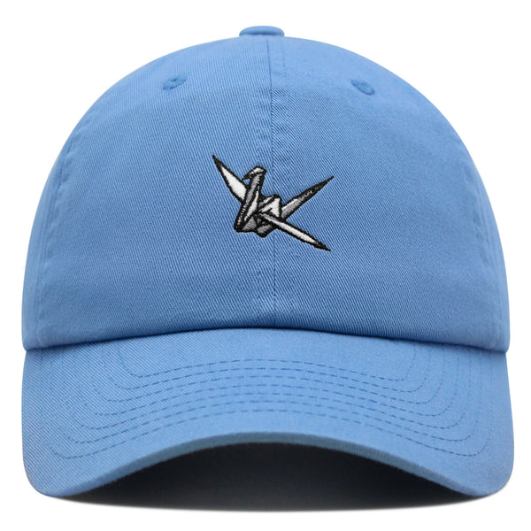 Origami Crane Premium Dad Hat Embroidered Baseball Cap Paper Swan