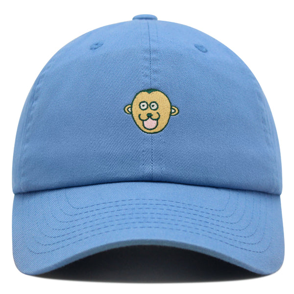 Monkey Face Premium Dad Hat Embroidered Baseball Cap Zoo Animal