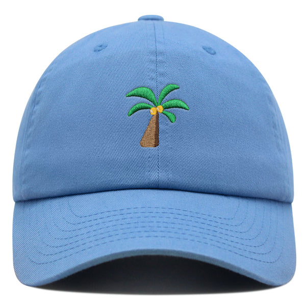 Palm Tree Premium Dad Hat Embroidered Baseball Cap Coconut