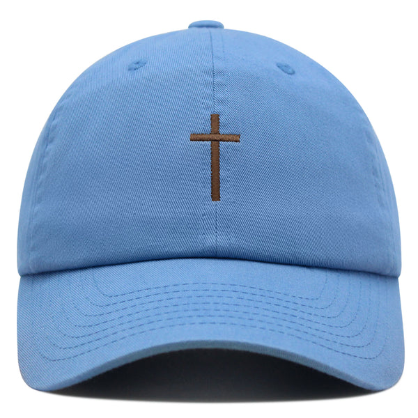 Cross Premium Dad Hat Embroidered Baseball Cap Christian Jesus