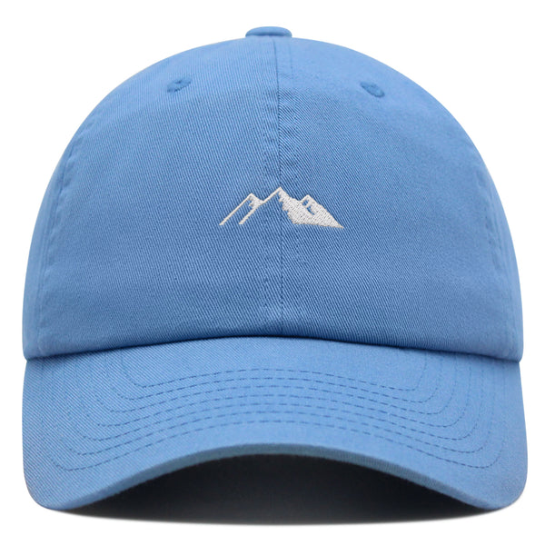 Mountain Premium Dad Hat Embroidered Baseball Cap Snowy