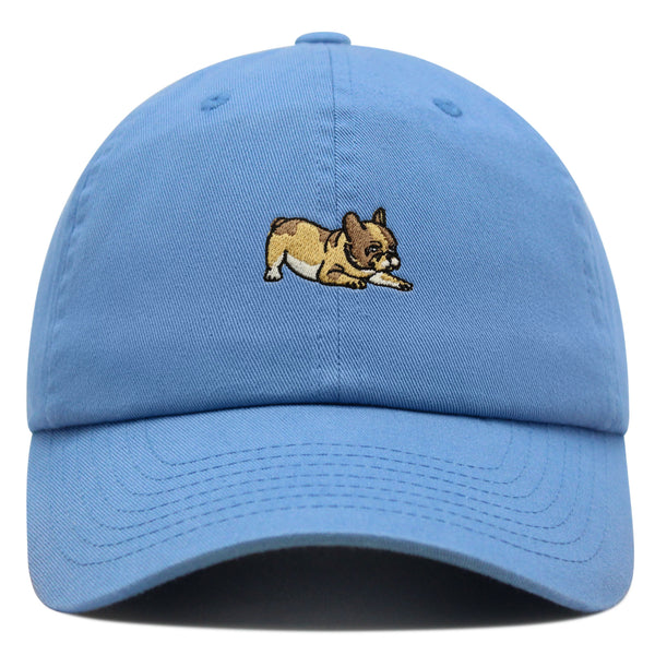 French Bulldog Premium Dad Hat Embroidered Baseball Cap Dog Puppy