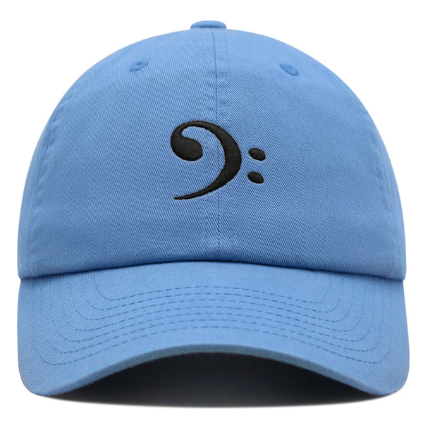 Bass Clef Premium Dad Hat Embroidered Baseball Cap Music Symbol