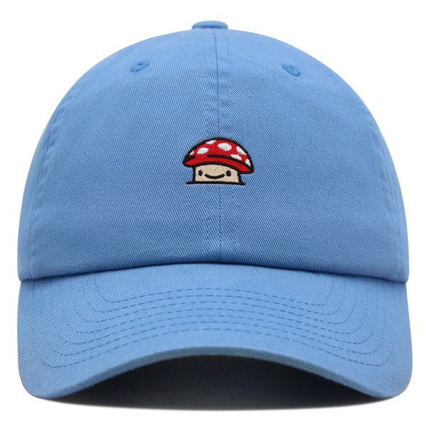 Mushroom  Premium Dad Hat Embroidered Baseball Cap Red