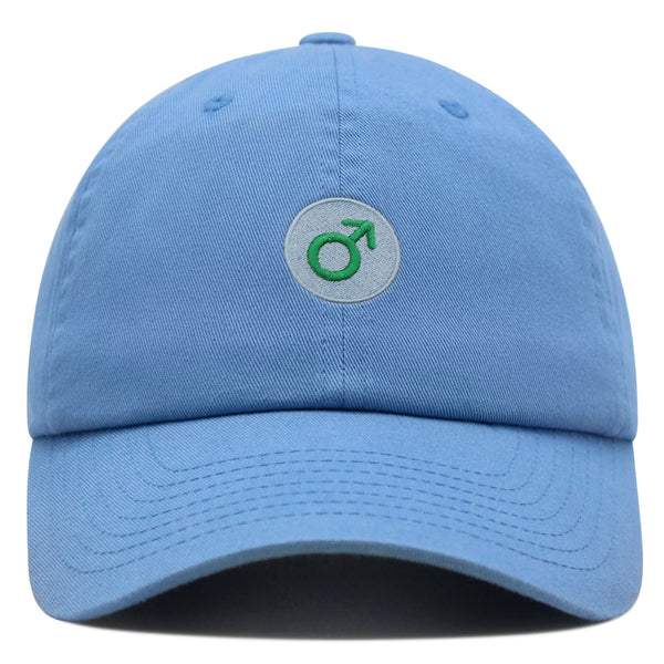 Male Gender Sign Premium Dad Hat Embroidered Baseball Cap Symbol