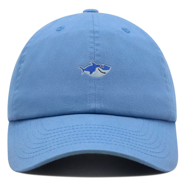 Cute Shark Premium Dad Hat Embroidered Baseball Cap Ocean Father