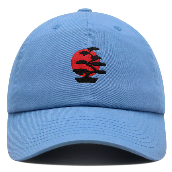 Bonsai Tree Premium Dad Hat Embroidered Baseball Cap Japanese