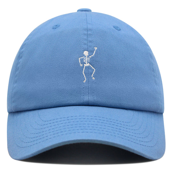 Skeleton Premium Dad Hat Embroidered Baseball Cap Skull