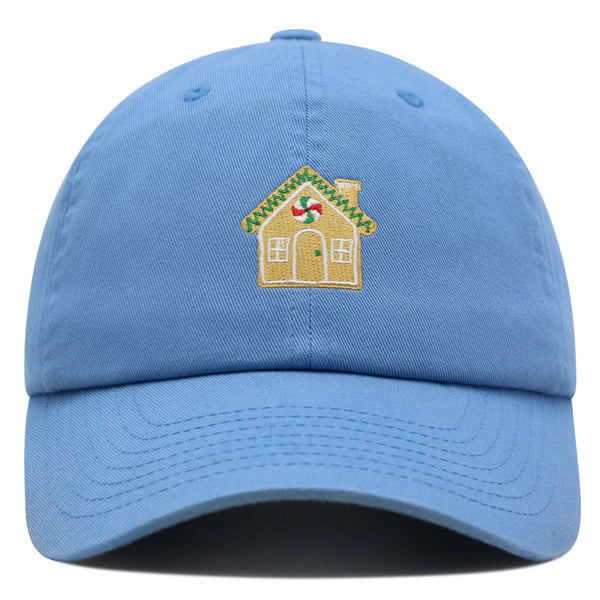 Gingerbread House  Premium Dad Hat Embroidered Baseball Cap Holiday