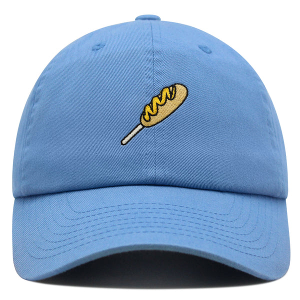 Corndog Premium Dad Hat Embroidered Baseball Cap Foodie