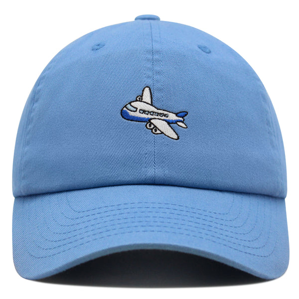 Airplane Premium Dad Hat Embroidered Baseball Cap Cute