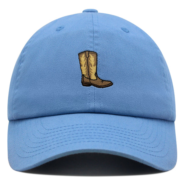 Cowboy Boot Premium Dad Hat Embroidered Baseball Cap Boots