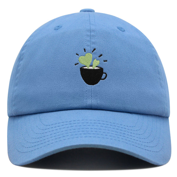 Plant in Mug Premium Dad Hat Embroidered Baseball Cap Plant