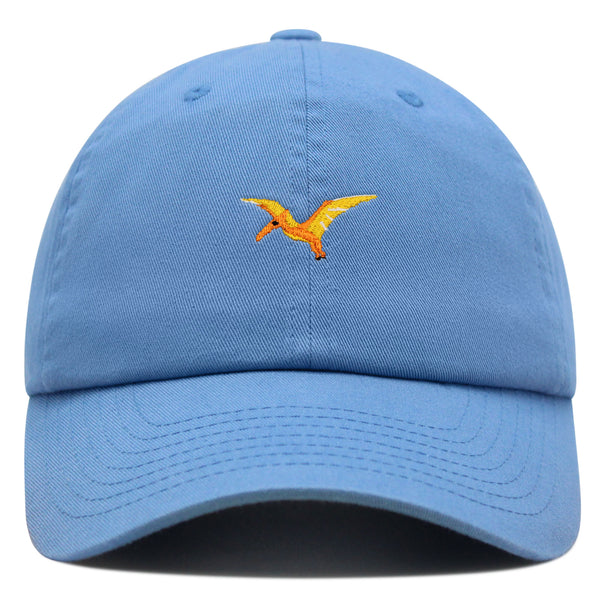 Pterodactyl Premium Dad Hat Embroidered Baseball Cap Dinosaur