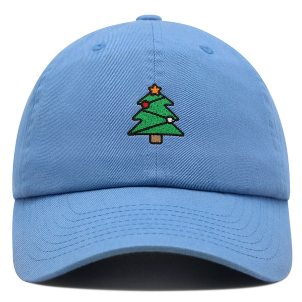 Christmas Tree Star Premium Dad Hat Embroidered Baseball Cap Holiday