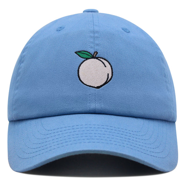 Peach Premium Dad Hat Embroidered Baseball Cap Cobbler Fruit