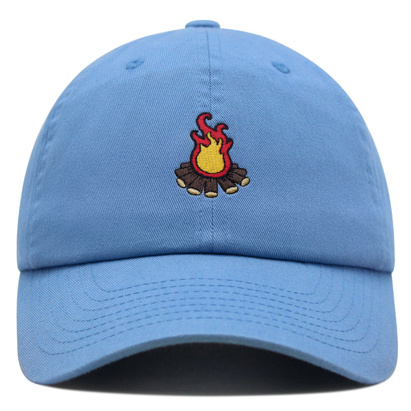 Camp Fire Premium Dad Hat Embroidered Baseball Cap Grill Pit