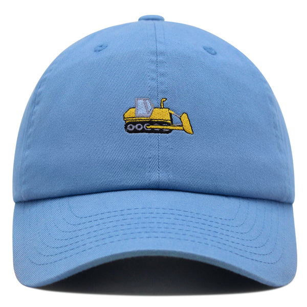 Bulldozer Premium Dad Hat Embroidered Baseball Cap Construction