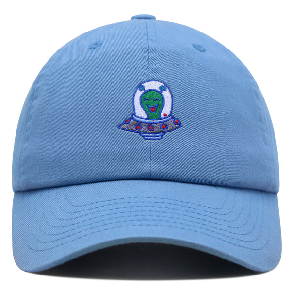 Flying Saucer Premium Dad Hat Embroidered Baseball Cap UFO