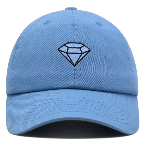 Diamond Premium Dad Hat Embroidered Baseball Cap Jewelry Logo