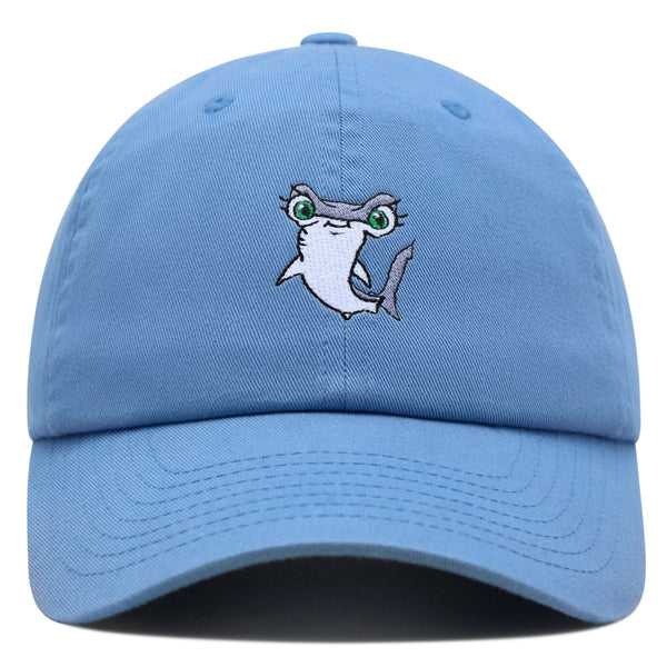 Hammerhead Shark Premium Dad Hat Embroidered Baseball Cap Cute Fish