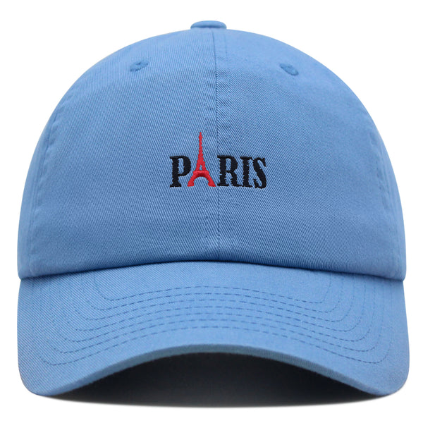 Eiffel Tower Premium Dad Hat Embroidered Baseball Cap Paris Logo