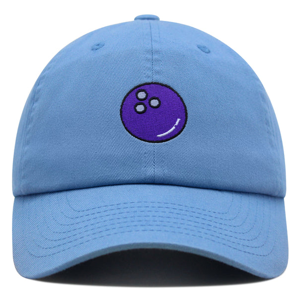 Bowling Ball Premium Dad Hat Embroidered Baseball Cap Cosmic