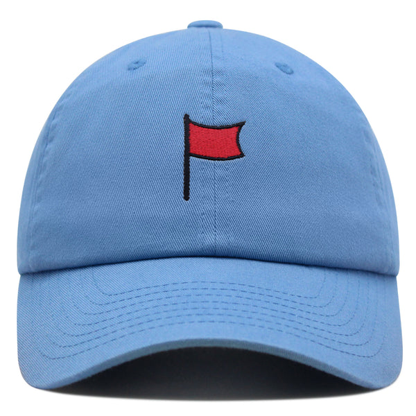 Red Flag Premium Dad Hat Embroidered Baseball Cap Symbol