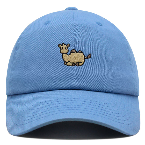 Camel Sitting Premium Dad Hat Embroidered Cotton Baseball Cap Cute Desert