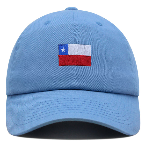 Chile Flag Premium Dad Hat Embroidered Cotton Baseball Cap Country Flag Series