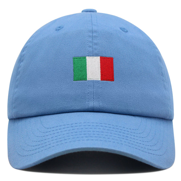 Italy Flag Premium Dad Hat Embroidered Cotton Baseball Cap Country Flag Series