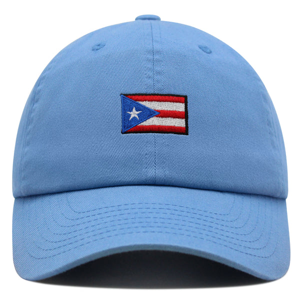 Flag of Puerto Rico Premium Dad Hat Embroidered Cotton Baseball Cap PR
