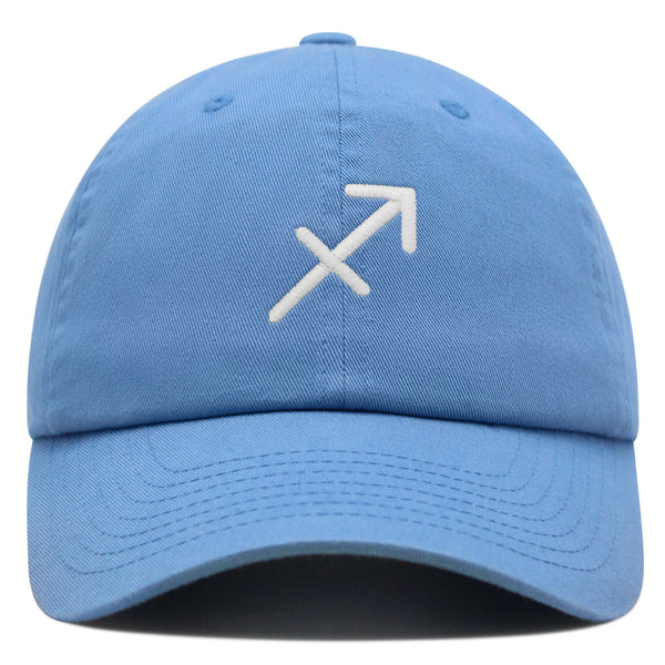 Sagitarius Premium Dad Hat Embroidered Cotton Baseball Cap Zodiac Symbol