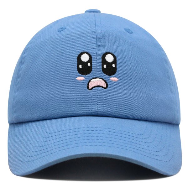 Cartoon Cute Face Premium Dad Hat Embroidered Cotton Baseball Cap Animation