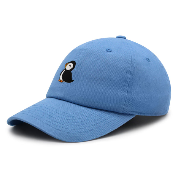 Puffin Premium Dad Hat Embroidered Baseball Cap Cute Bird