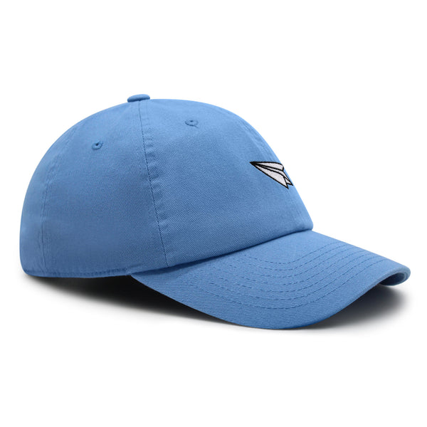 Paper Airplane Premium Dad Hat Embroidered Baseball Cap Plane Sky