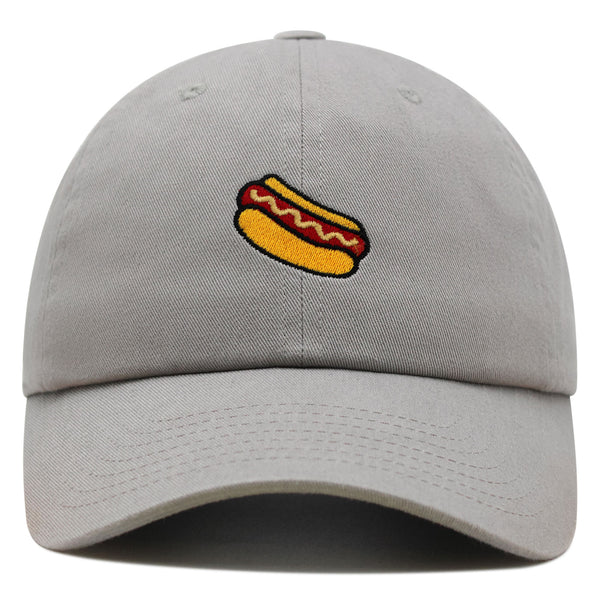 Hotdog Premium Dad Hat Embroidered Baseball Cap Foodie Sausage