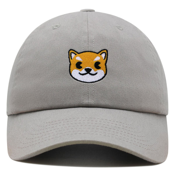 Shiba Premium Dad Hat Embroidered Baseball Cap Dog Puppy