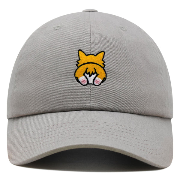 Corgi Butt Premium Dad Hat Embroidered Baseball Cap Welsh Corgi