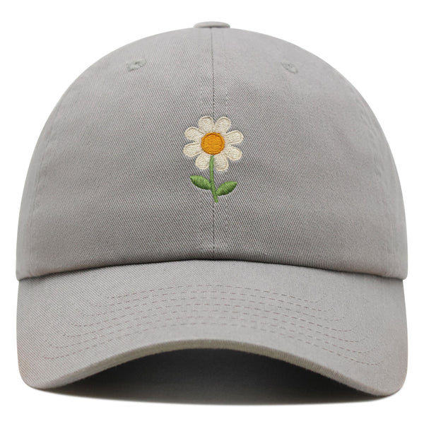 Chamomile Flower Premium Dad Hat Embroidered Baseball Cap Floral