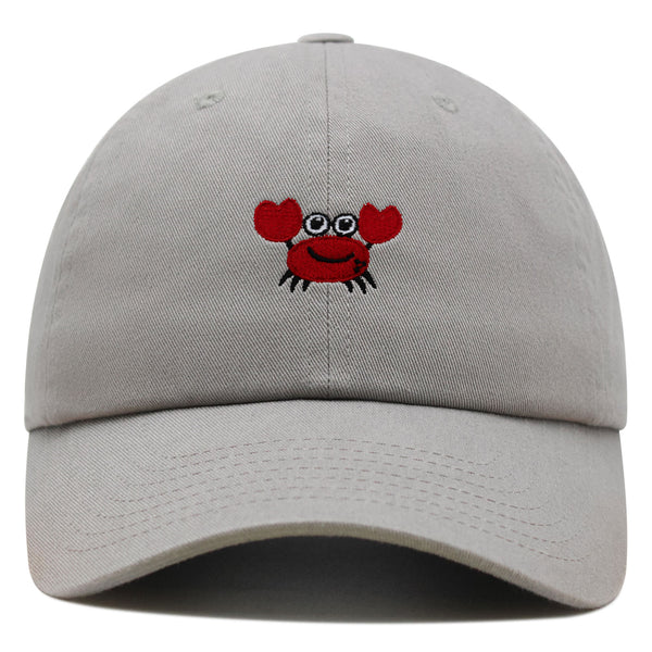 Funny Crab Premium Dad Hat Embroidered Baseball Cap Ocean Sea Fishing