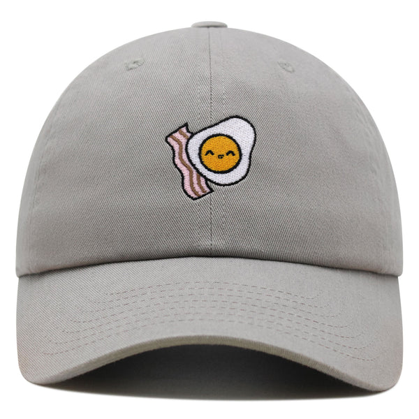 Egg and Bacon Premium Dad Hat Embroidered Baseball Cap Breakfast