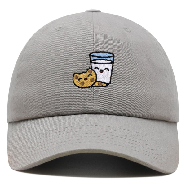 Milk and Cookie Premium Dad Hat Embroidered Baseball Cap Snack