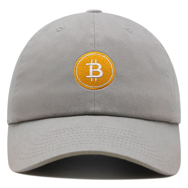 Bitcoin Premium Dad Hat Embroidered Baseball Cap Cryptocurrency Investing