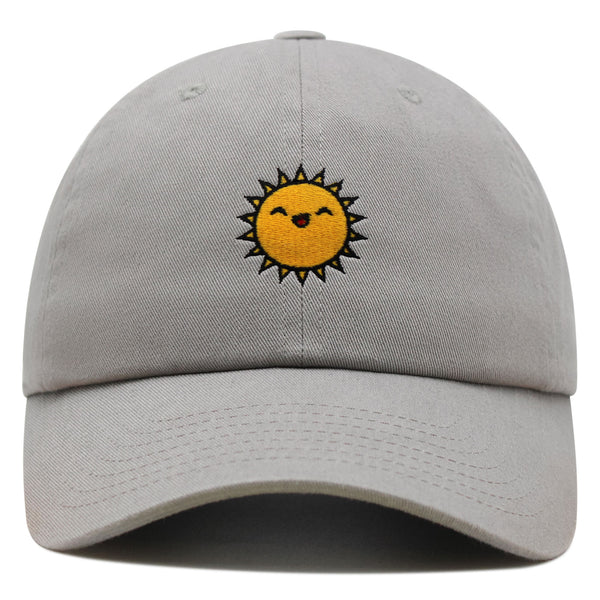 Happy Sun Premium Dad Hat Embroidered Baseball Cap Sunny Summer Morning